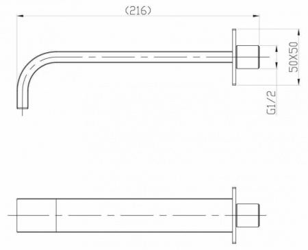 Излив для душа BelBagno BB-SFR-IN