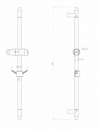 Стойка для душа Lemark LM8063C