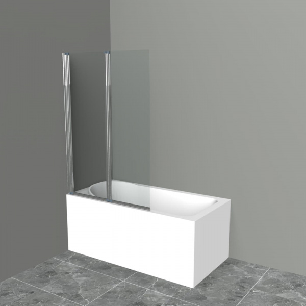 Душевая шторка на ванну BelBagno UNO-V-21-100/150-C-Cr
