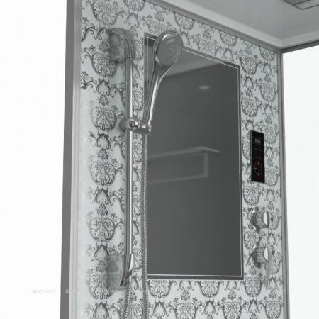 Душевая кабина Niagara Luxe 7714W серебро, 100x90x220 см