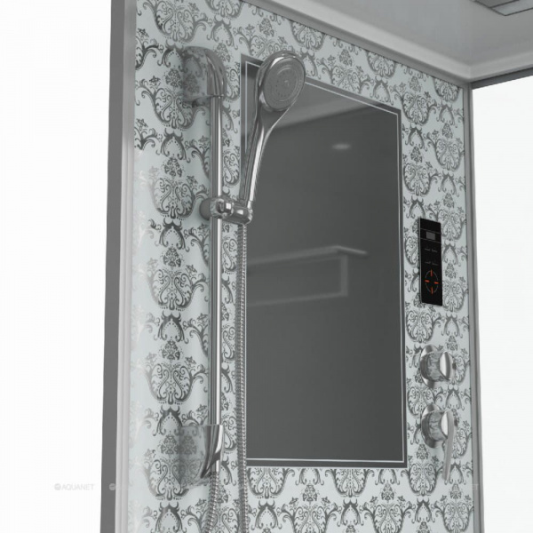 Душевая кабина Niagara Luxe 7714W серебро, 100x90x220 см