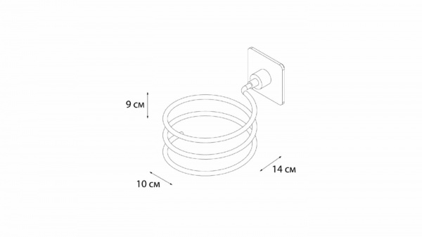 Держатель для фена Fixsen Square FX-93119