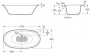 Ванна чугунная Roca Newcast White 170x85 см