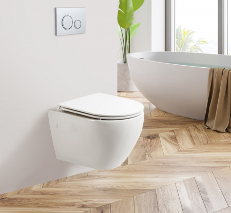 Унитаз подвесной безободковый BelBagno SFERA-R