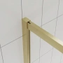 Душевой угол Veconi Evo 300 G, 1000х900x1950, золото брашинг, прозрачное стекло