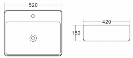Раковина BelBagno BB1367