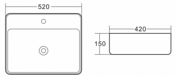 Раковина BelBagno BB1367