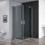 Душевой уголок Cezares SLIDER-A-2-70/80-GRIGIO-Cr