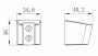 Крепление настенное Lemark LM8082C фиксированное для лейки