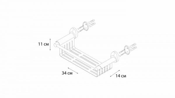 Полка универсальная Fixsen Europa FX-21823