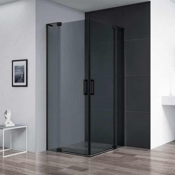 Душевой уголок Cezares SLIDER-A-2-70/80-GRIGIO-NERO