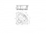 Ванна акриловая Акватек Калипсо 146х146 см, с фронтальным экраном
