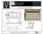 Ванна из искусственного камня Veconi Fresca 170х70 matt