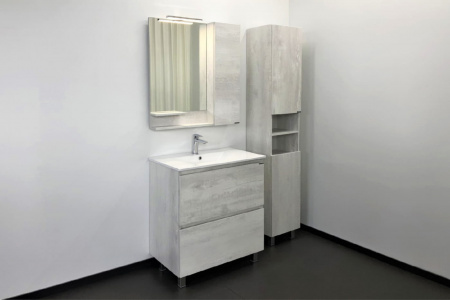 Тумба с раковиной Comforty "Верона-75" дуб белый