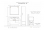 Тумба с раковиной Comforty "Бредфорд-90" дуб темный