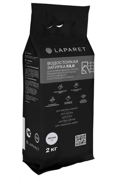 Laparet-fuga Silk, св.-серый водостойкая (2 кг)