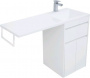 Тумба с раковиной Aquanet Токио 110 R белый (напольная, 1 ящик, 2 дверцы)