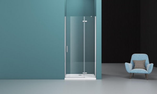 Душевая дверь BelBagno KRAFT-B-12-60/40-C-Cr-R