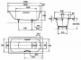 Ванна стальная Kaldewei Saniform Plus Star 334 пустая 170x73 см