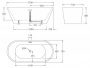 Ванна акриловая BelBagno BB61-1700 170x75 см