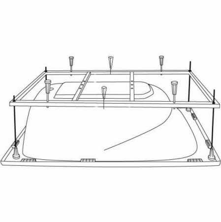 Каркас для акриловой ванны Riho 150х70