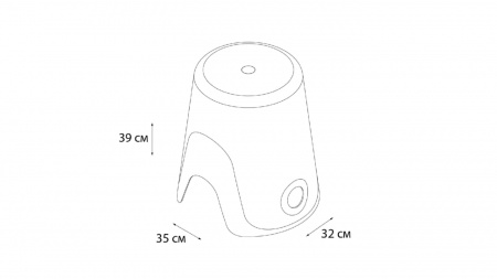 Корзина для белья 2в1 Fixsen Wendy  FX-7073-93 оранжевая