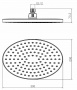 Лейка Lemark LM8037C для верхнего душа, 1-функциональная
