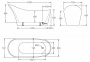 Ванна акриловая BelBagno BB64-1700 170x74 см