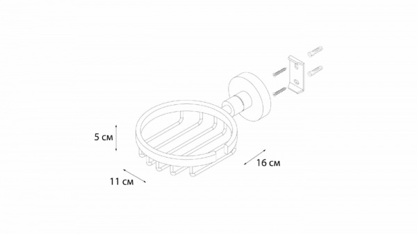 Мыльница решетка Fixsen Modern FX-51509